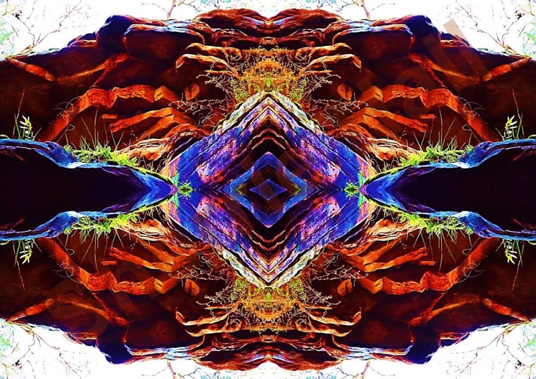 SherrieArtist's tweet photo. Into the Violet Deep from my Artistree Alligator Gorge series available at https://t.co/AU9fsXN9ek #sherriehall #sherrieartist #artistree  #australianart #contemporaryart #digitalartdesign #photographicart #naturalpatterns #fantasypattern #kaleidoscopic #rockart #fantasy https://t.co/zy9totc0z4
