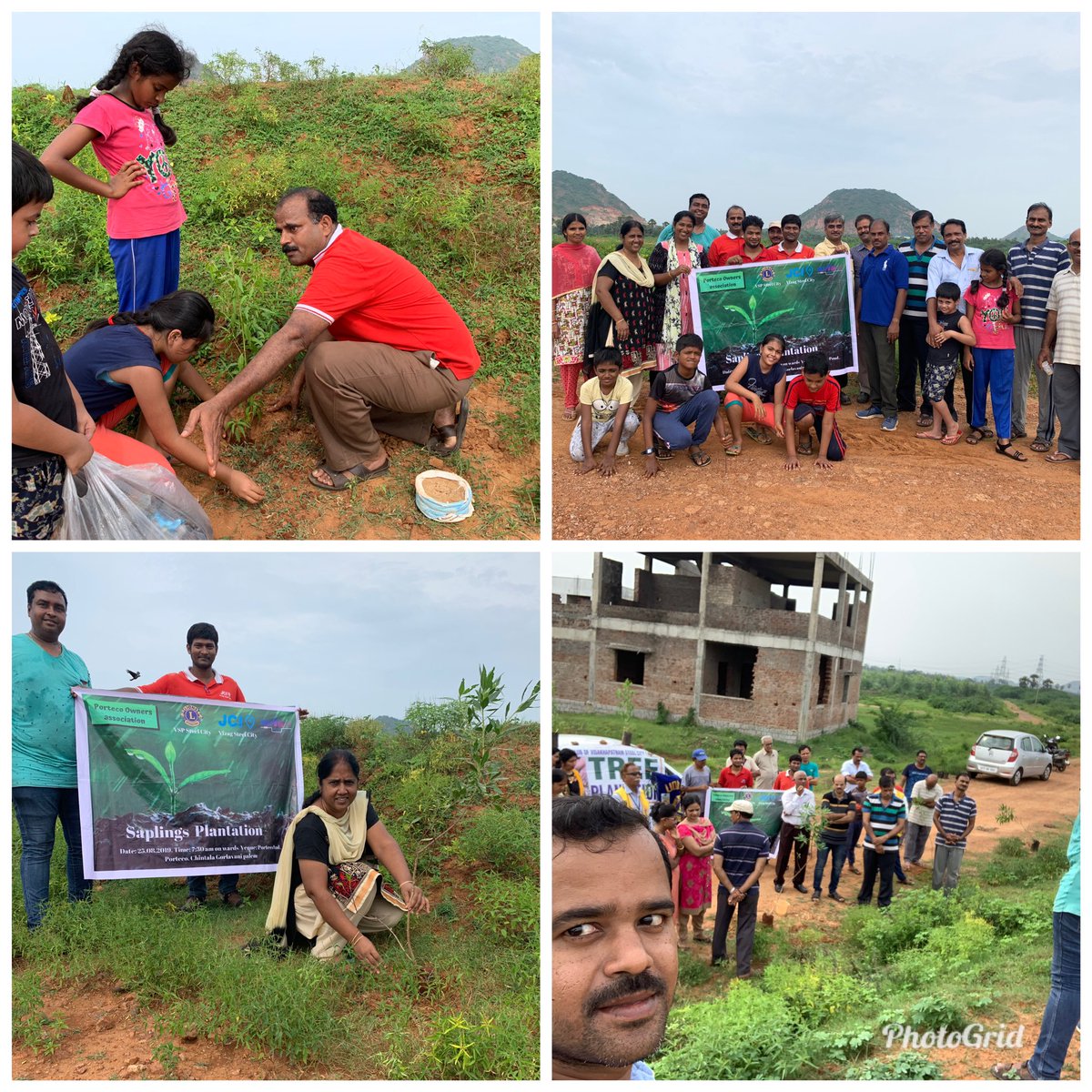 JciSteel's tweet photo. #JCIVizagSteelCity in Association with #LionsClubVSPSteelCity and #PortecoHouseownersAssociation organised 100 Saplings plantation in Porteco. #Vizag #Visakhapatnam #Ukkunagaram #JCI #JCIIndia #RegionEZoneIVJciIndia https://t.co/xBJwxC2OZR