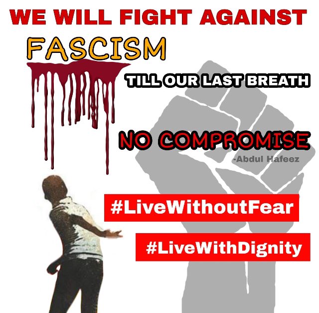 Never be afraid to raise your voice for honesty and truth and compassion against injustice and lying and greed. If muslims all over the India...would do this, it would change the earth.

#LIVEwithoutFEAR_LIVEwithDIGNITY pic.twitter.com/HZGtrbKADr