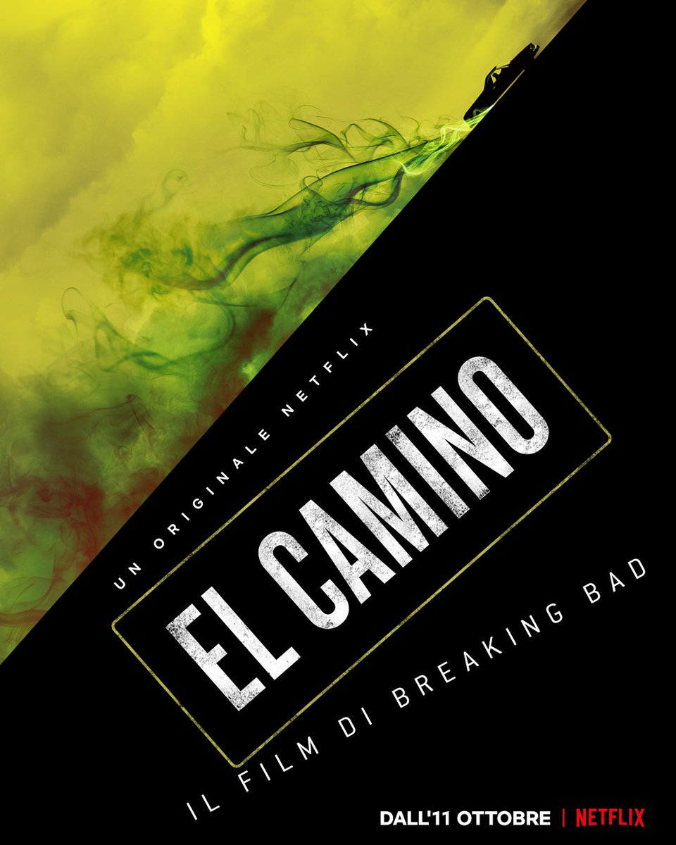 NetflixIT's tweet photo. Cos’è successo a Jesse Pinkman? 
 El Camino, il film di #BreakingBad, dall'11 ottobre su Netflix. https://t.co/CGrJnK3WjQ