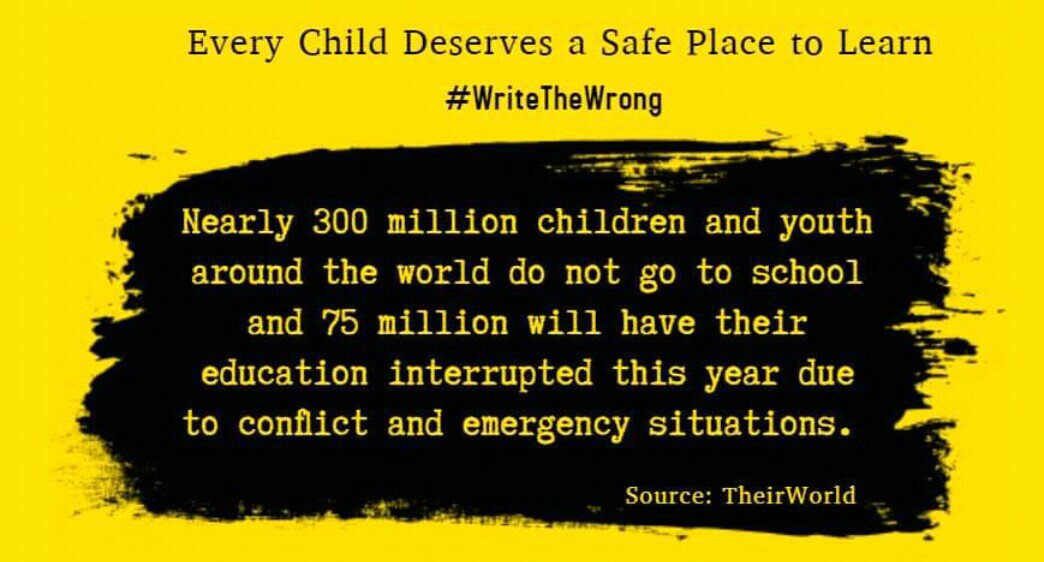 OfficialAyodele's tweet photo. cc: @theirworld to @realDonaldTrump @EmmanuelMacron @MBuhari @antonioguterres @GovKaduna @GboyegaOyetola @GovernorObaseki @seyimakinde @DapoAbiodunMON @kfayemi @NGRSenate @Albashir_Sudan @pid_gov
#WriteTheWrong
#AMustEducationForAll
#EducationOurRights
#SafePlaceForLearning https://t.co/7HSWkcs3Wu