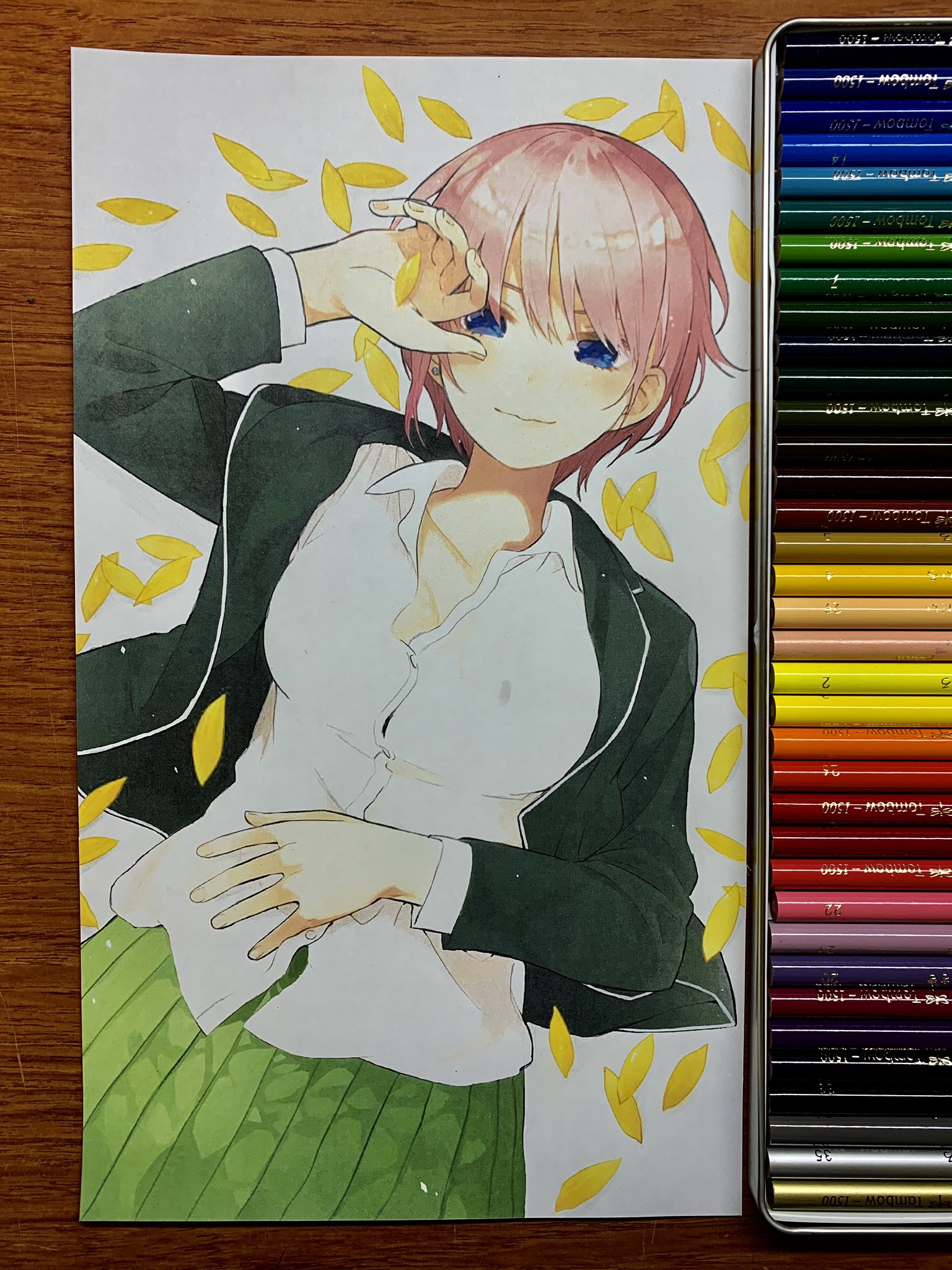 五等分の花嫁 一花 色紙 五等分の花嫁 一花 色紙 - メルカリ