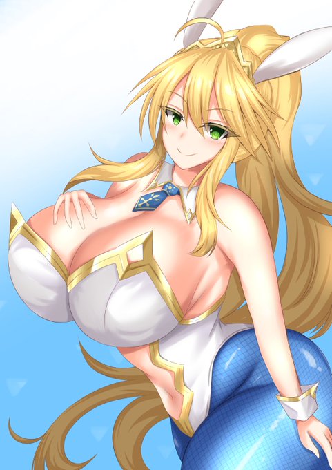 バニー乳上描きました #FGO 