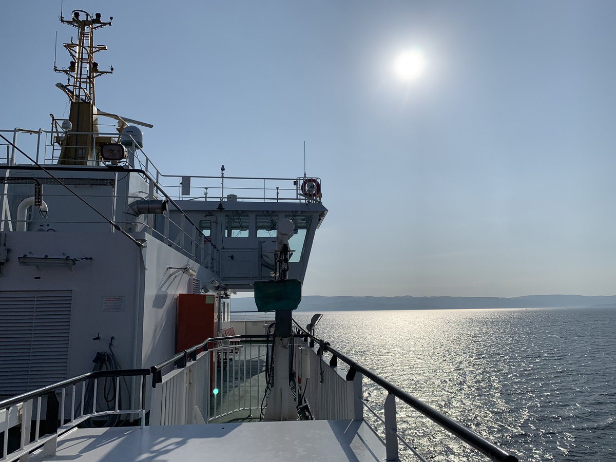 KeithSharp's tweet photo. On the @CalMacFerries home from the @ButeGames https://t.co/5Pz02KcsPu