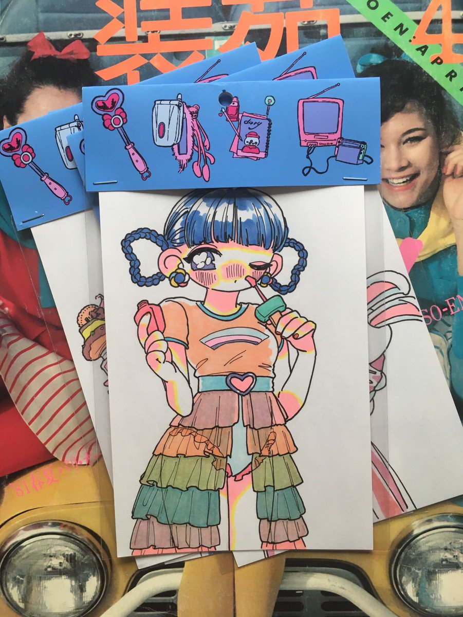 新たに追加した原画達です ヘッダーつきで飾りやすい! 