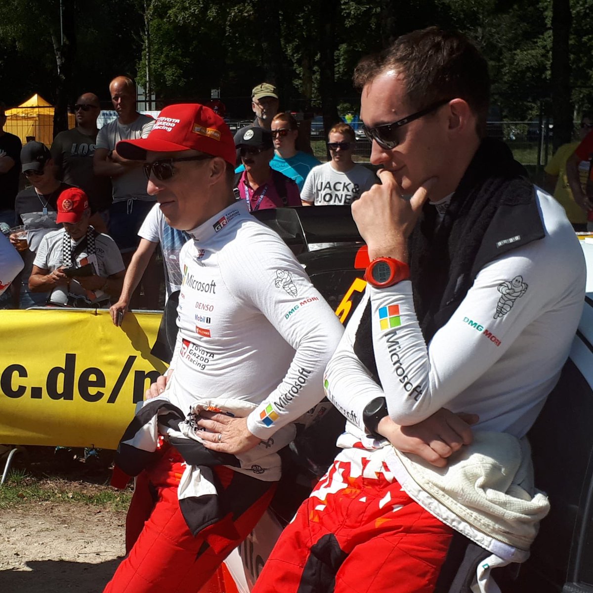 krismeeke's tweet image. After a low there’s always a high!! 2nd overall, best result of the season, first time on the podium this year and a 1-2-3 for the team @TGR_WRC. Mega job @sebmarshall and the gravel note lads. A very good weekend amongst the wine!! 💪🇩🇪#KM5