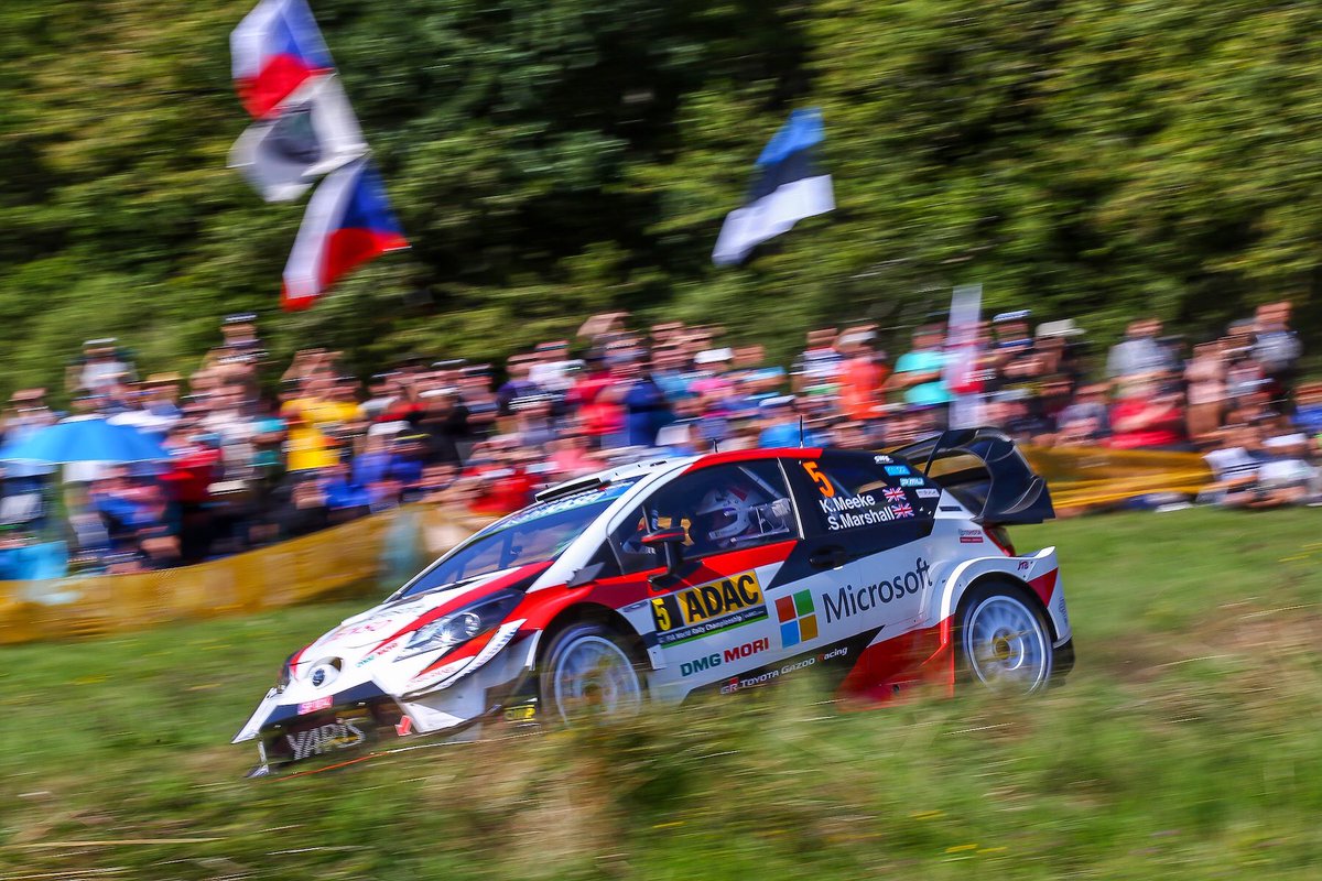 krismeeke's tweet image. After a low there’s always a high!! 2nd overall, best result of the season, first time on the podium this year and a 1-2-3 for the team @TGR_WRC. Mega job @sebmarshall and the gravel note lads. A very good weekend amongst the wine!! 💪🇩🇪#KM5