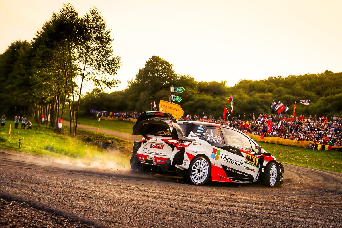 krismeeke's tweet image. After a low there’s always a high!! 2nd overall, best result of the season, first time on the podium this year and a 1-2-3 for the team @TGR_WRC. Mega job @sebmarshall and the gravel note lads. A very good weekend amongst the wine!! 💪🇩🇪#KM5