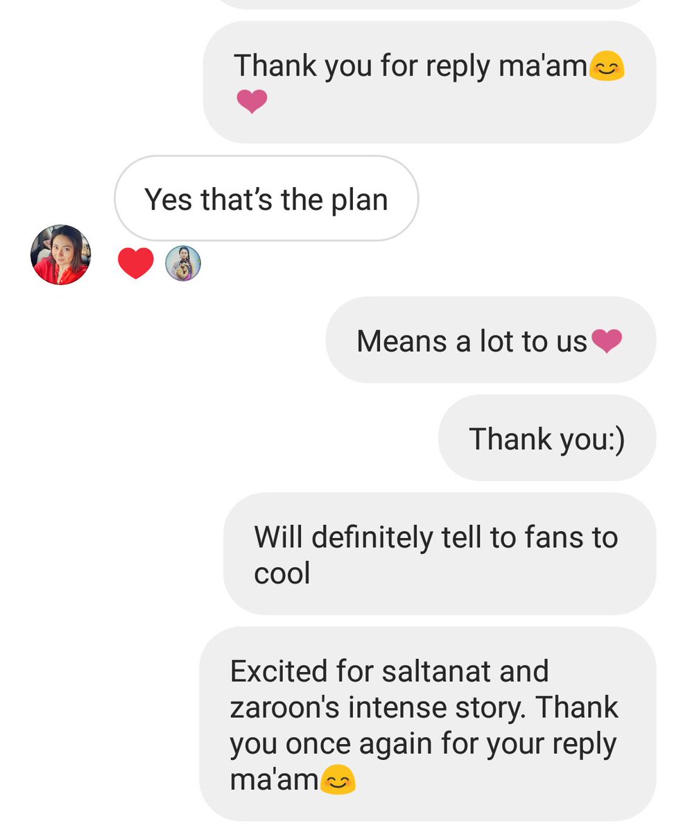 Guys, I know everyone is angry with writer and producer but let's give some more time. 

Chill and enjoy the show.😊❤️

<a href="/prakriti18/">Prakriti</a> Thank you ma'am:)

<a href="/OfficialHelly7/">HELLY</a> <a href="/Rajveer__Singh/">Rajveer Singh</a>

#SufiyanaPyaarMera #SaRoon
