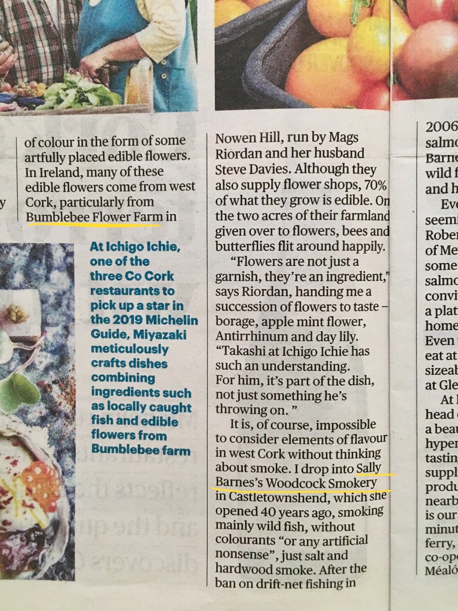 Great read <a href="/CorinaHardgrave/">Corinna Hardgrave</a> on the ever growing food scene in Cork&amp;West Cork where “terroir aligns with the stars” &amp; the talent of local chefs reflects that of the region’s producers.Euro-Toques chefs &amp; producers at the heart of the story.Our constant message #chefsmeetproducers
