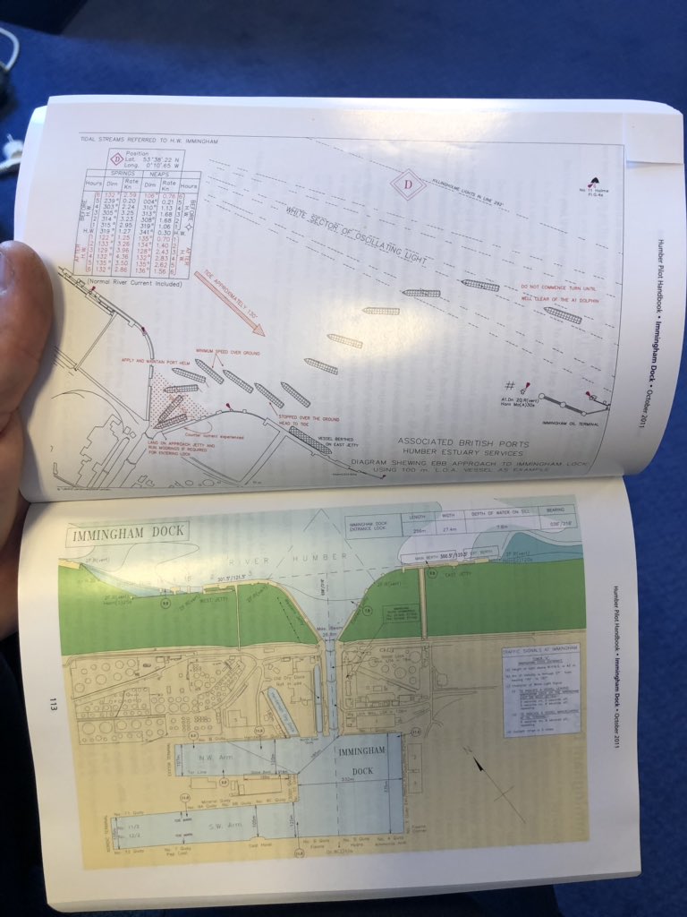 Hallenpost's tweet photo. Back at work on the #Magnoliaseaways this time and bound for #immingham. Tonight we shall thru the #lock wich needed a refresh in the #humberpilothandbook. #dfds #dfdsgroup #captain #ABP https://t.co/G9Fl1XTAyW