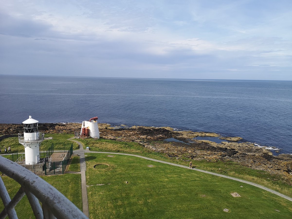#ad What happens when a castle meets a lighthouse? They join forces and form a museum. Wonderful tour and views from Kinnaird Head and within the @LighthouseMus! #fraserburgh48 #DiscoverFraserburgh