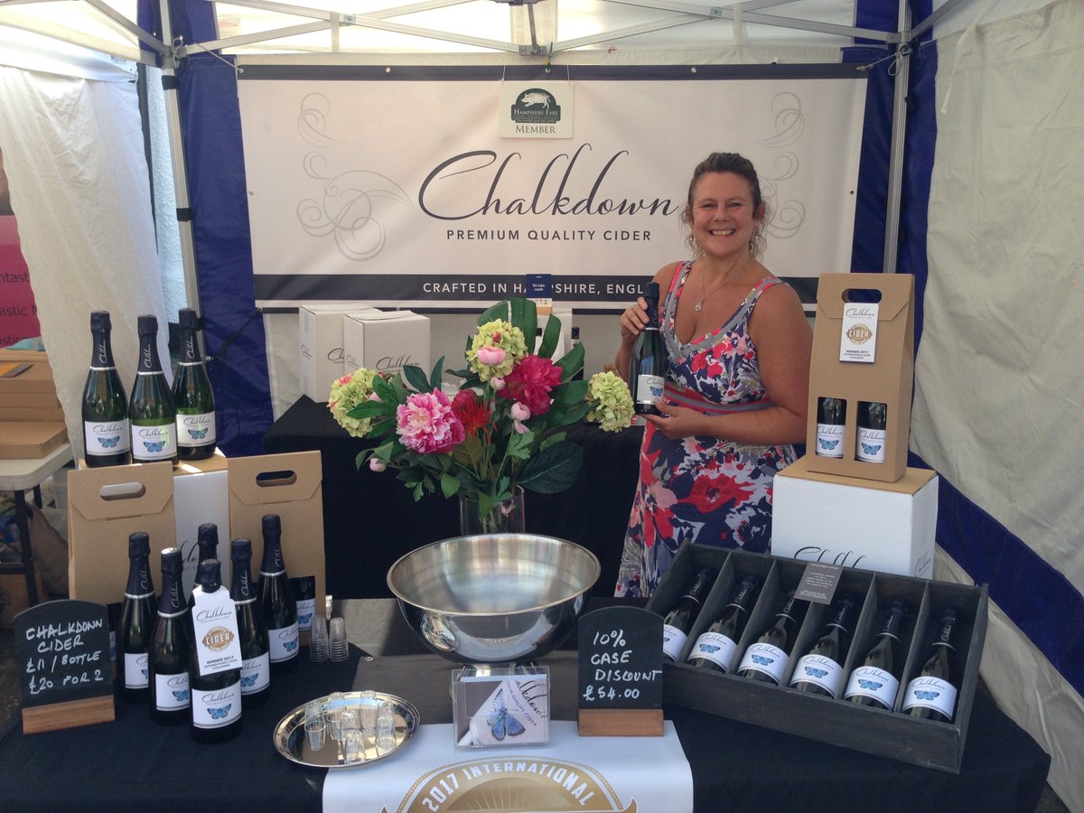 Come along and see us tomorrow at <a href="/inOdiham/">in Odiham</a> Flavourfest, Odiham High Street from 11am. Lots of Sparkling Chalkdown and plenty of local produce and entertainment for all!