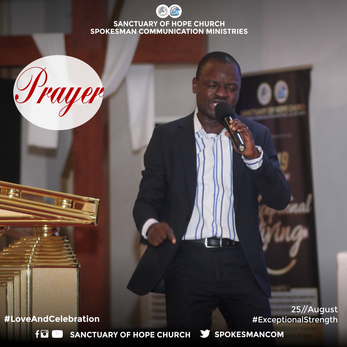 spokesmancom's tweet photo. #Prayer
Father I recieve strength to trust you for every bit of my life.
Give me the peace of mind to not look up to anyone else or anywhere else for alternative solutions.
@revgregerhabor
#ExceptionalStrength
#ExceptionalLiving
#SOHChurch
#SundayMorning
#SundayService https://t.co/D8Z6EqcLu1