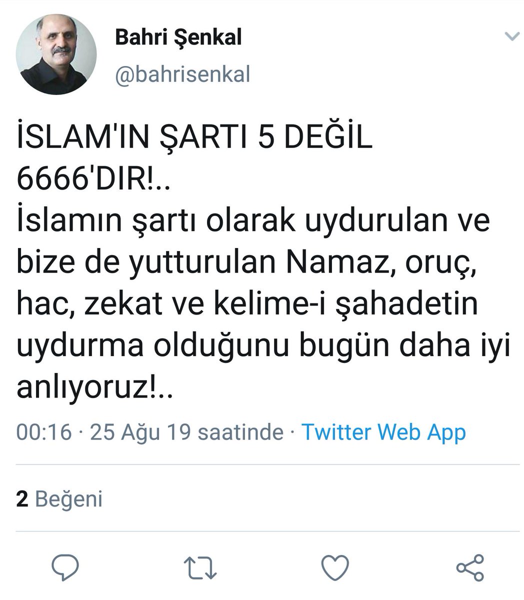 Bu bir suç duyurusudur. Atatürke hakaret etseydi hemen tutuklanırdı. Adam İslam ile dalga geçmeye çalılıyor. Dinimize ve İmanımıza saygısızlık yapıyor. Hakkaniyetli bir savcı arıyorum Tanıdığı olan varsa paylaşsın lütfen...