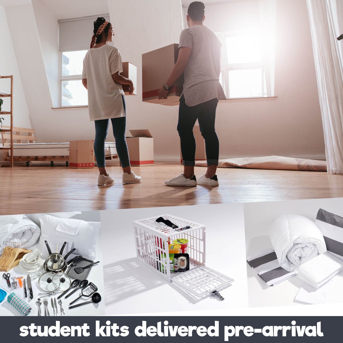 UniKitOut's tweet image. Essential student packs delivered to your university
before you arrive!

#uni #studentstuff #studentsavers