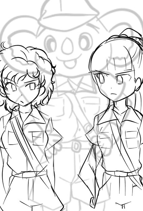 過去のガルパンイラストフォルダ漁ってたら没ラフが一枚目はドアラの森学園という駄洒落で二枚目は二話でしゃむい・・・って言ってた麻子三枚目は漫画のネーム(マリー様ネタはいつかやりたい)四枚目は桃ちゃんが変化してまほに 