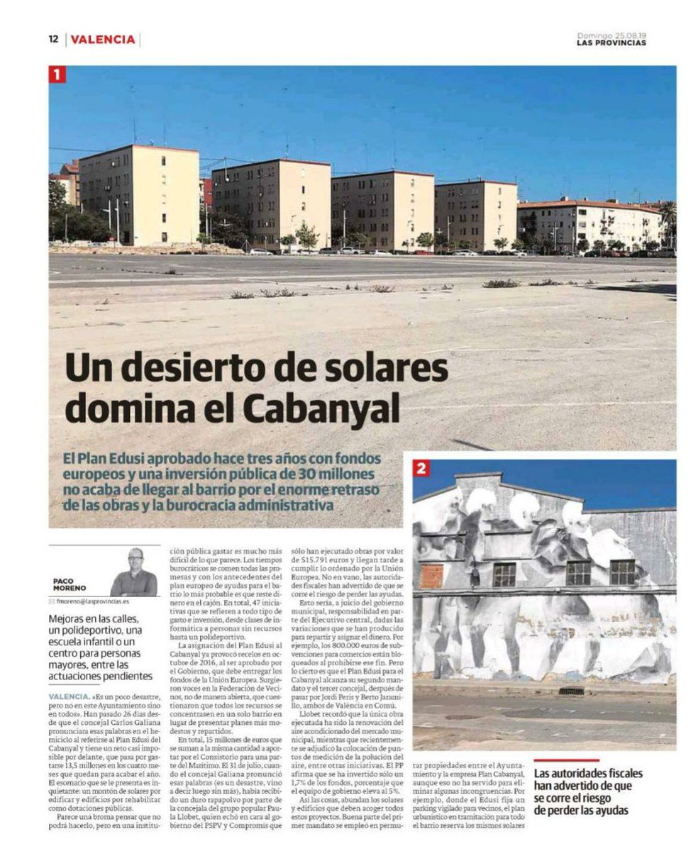 mjosecatala's tweet image. Ellos dicen mucho pero hacen poco. Una gestión decepcionante, retrasos y promesas incumplidas❌ Con fondos europeos pero sin capacidad para gestionarlos.

Así gestiona la izquierda el plan de inversión en el #Cabanyal 👇🏼