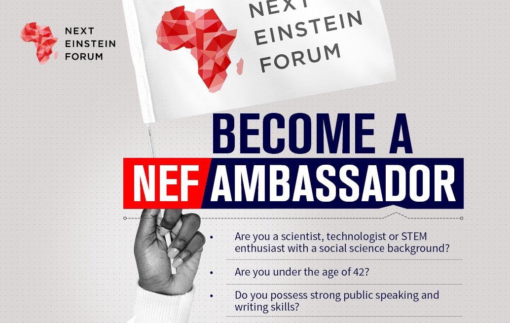 NextEinsteinFor's tweet photo. We've extended the NEF Ambassadors call to 15 Sept 2019,  if you know a young STEM champion from CAR, Mali, Djibouti, Comoros, Equatorial Guinea, Eritrea, Gabon, Madagascar, Mozambique, Namibia, Niger, Seychelles, Sudan &amp; South Sudan tell them to apply! 
https://t.co/qZR90t8ly7 https://t.co/NBbmQmcLNZ
