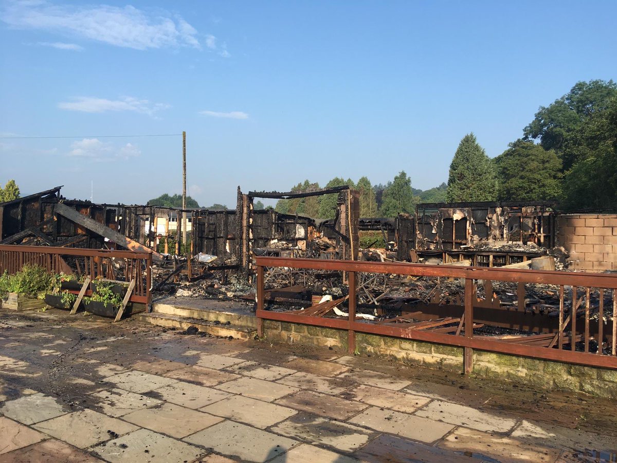 ❗️DEVASTATING news. Our clubhouse burnt down last the night and these are pictures taken from this morning. We have set up a justgiving page justgiving.com/crowdfunding/o… and any contributions would be greatly appreciated. Please share and retweet. <a href="/AWSCL/">Airedale & Wharfedale Senior Cricket League</a> <a href="/ECB_cricket/">England and Wales Cricket Board</a>