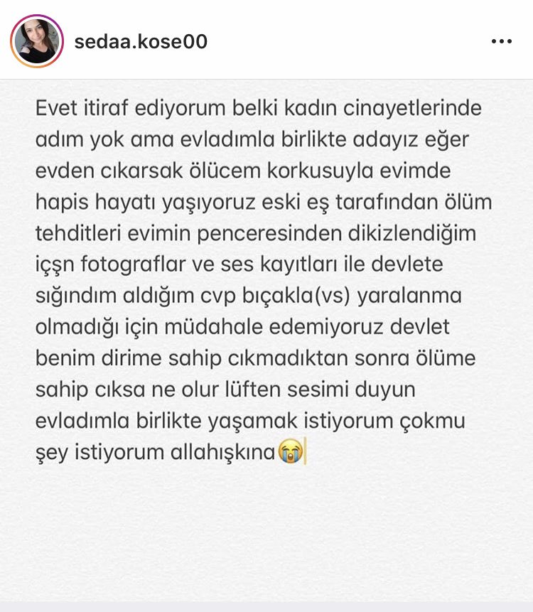 Geciken adalet, adalet değildir
Bir kadın daha ölmesin