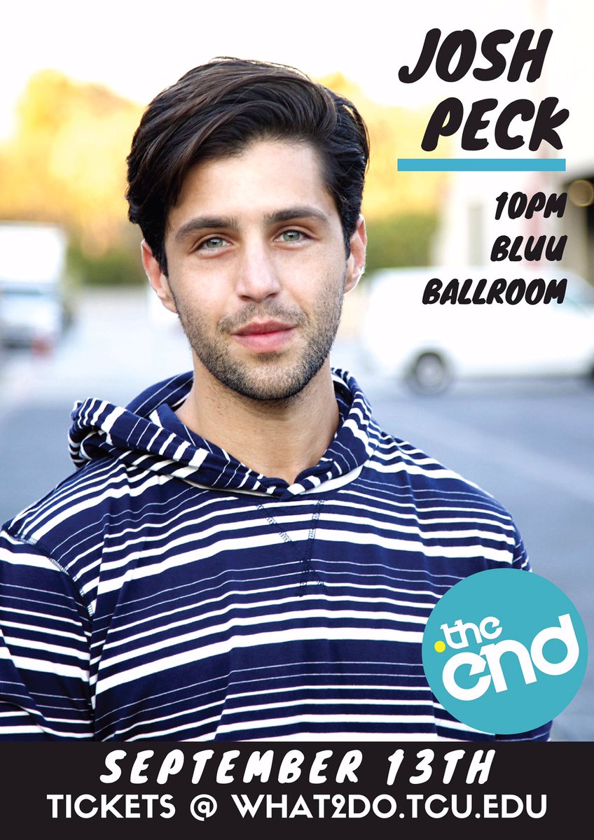 theEndTCU's tweet photo. “Hug Me Brotha!” Get ready for this upcoming weekend! Josh Peck and the Texas Rangers Game! 🎉🎉#theEndTCU https://t.co/TA1zjfo7X9