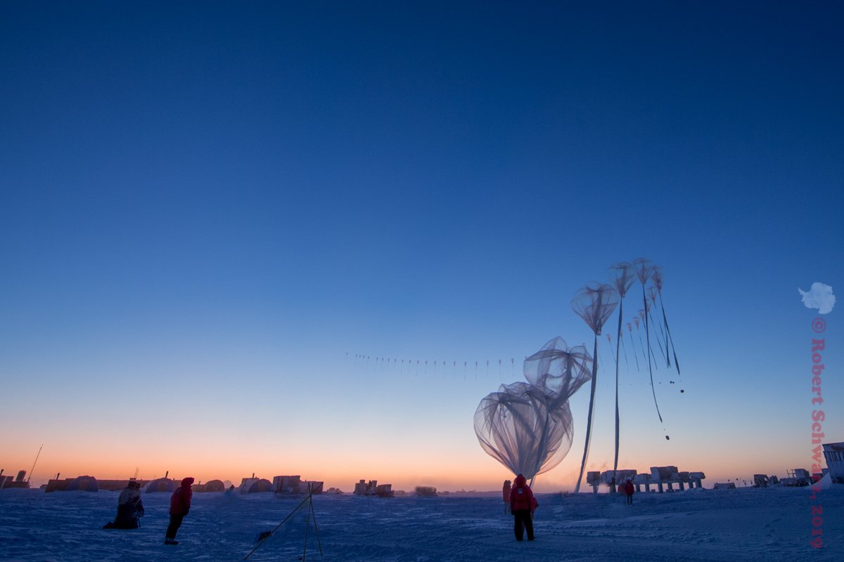 Ozone balloon launch this morning