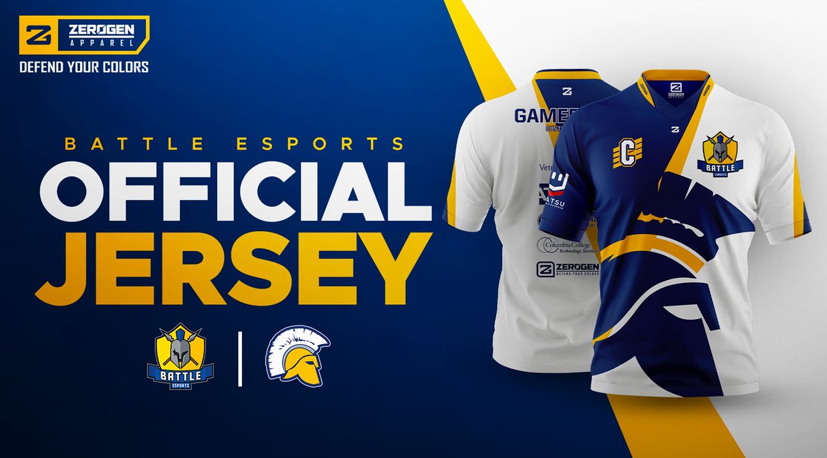 Here they are!! @BHSLoLEsports will be 🔥🔥 wearing these! Missouri high school esport's teams have been put on notice..the Battle Spartans are ready!! #zerogen #defendyourcolors #esports