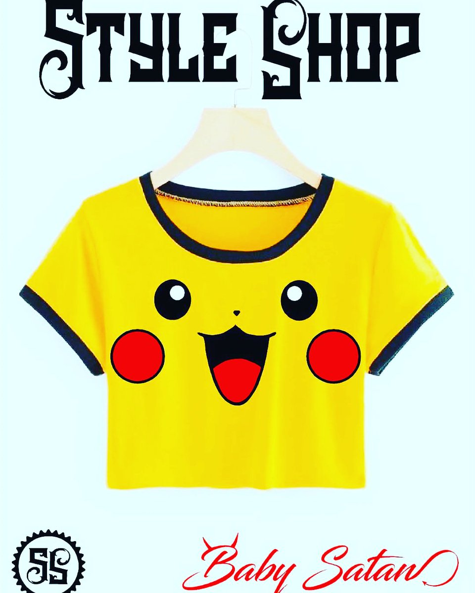 StyleSh68518812's tweet photo. #croptop #pikachu #babysatan #styleshop #Bogota https://t.co/DE8LvCaqj7