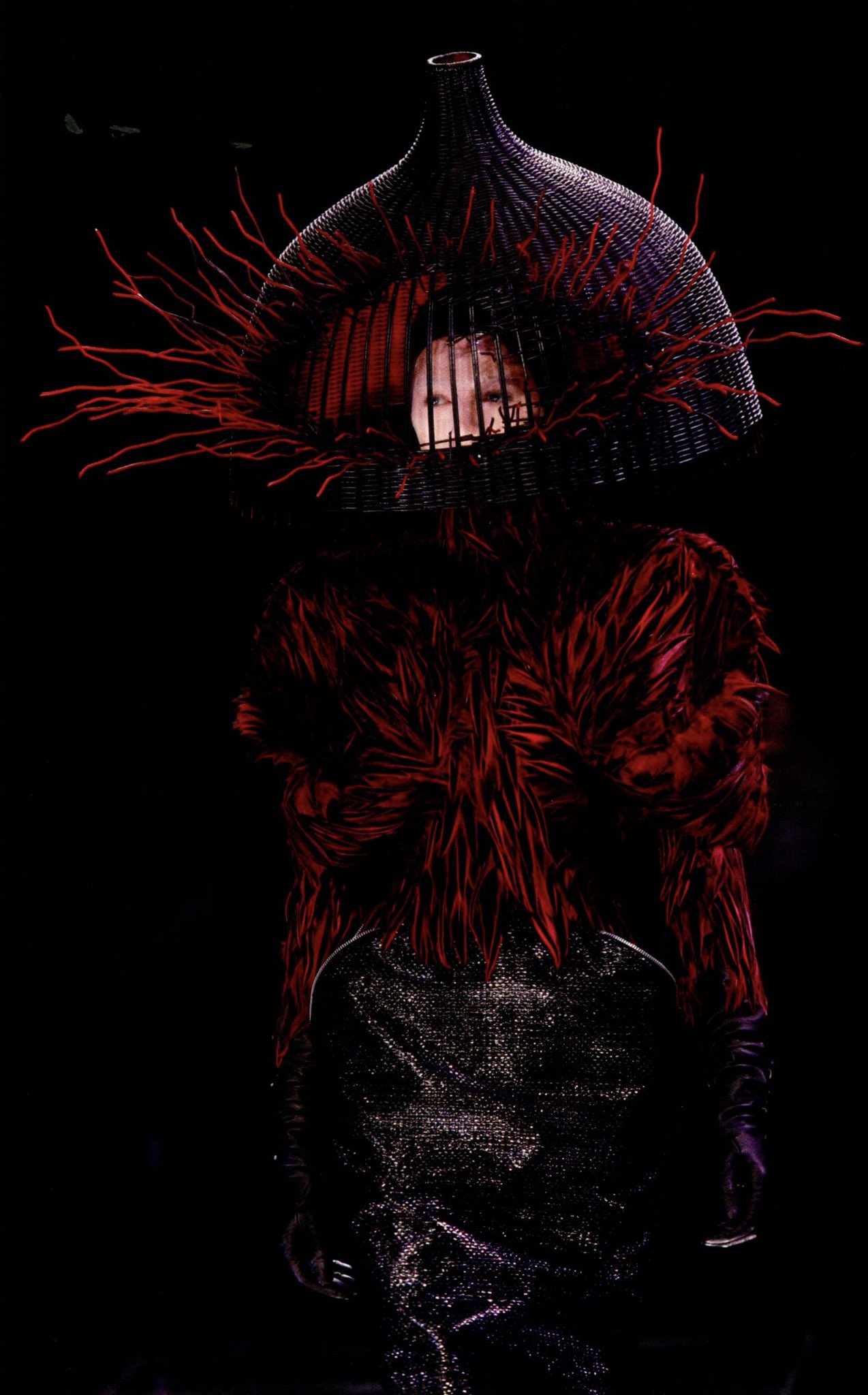 Philip treacy top alexander mcqueen