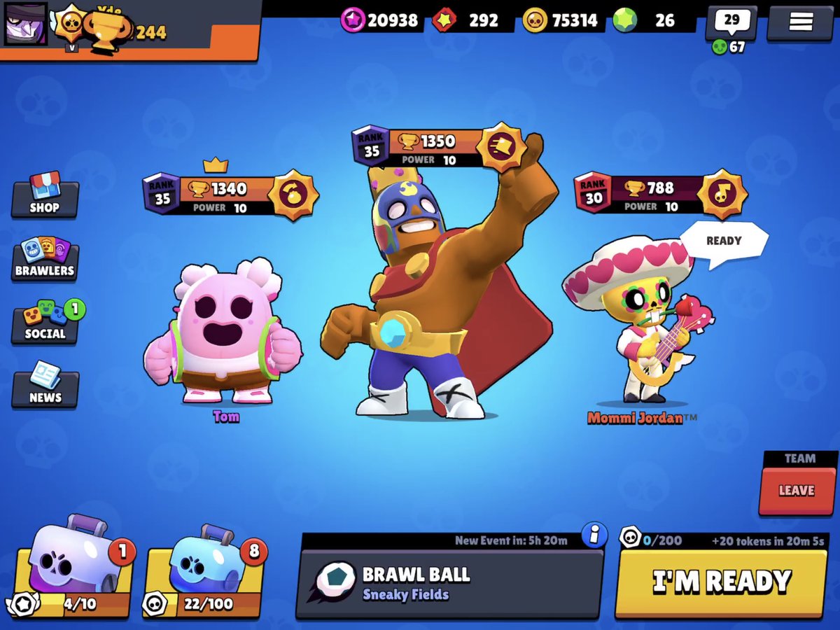 Yde On Twitter Rank 37 With El Primo Oh Wait Addmoreranks - el 1 del mundo en brawl stars