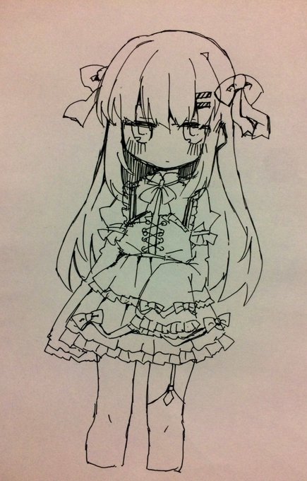 青黒の女の子が描きたかった絵 