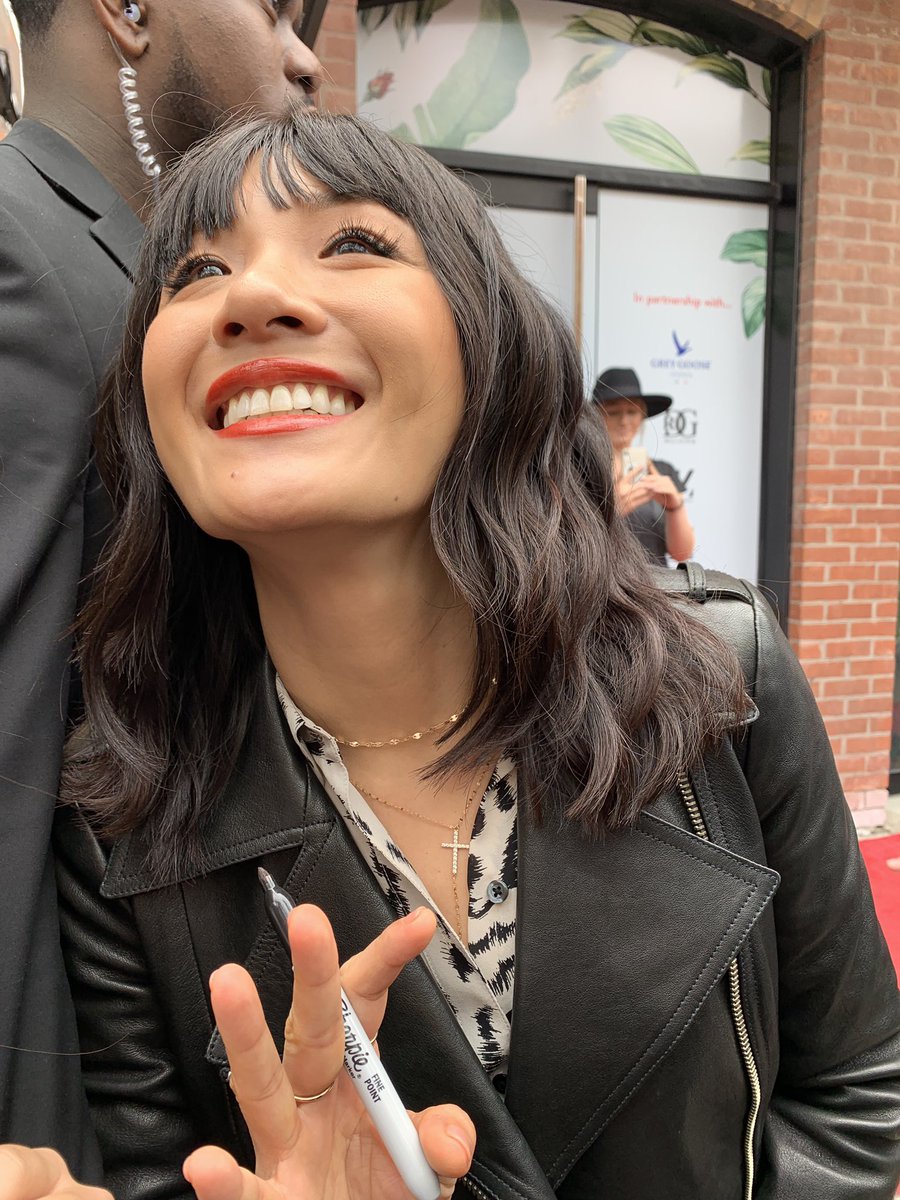 NSOTPodcast's tweet photo. We spotted @ConstanceWu at #TIFF2019 for @HustlersMovie. She was an absolute sweetheart and we can’t wait to see the film https://t.co/JmMJw99wqG