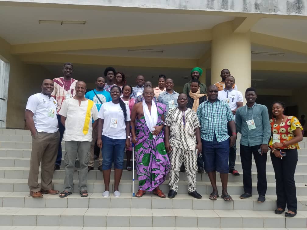 OddbOng's tweet photo. African Biodiversity Network (ABN) Partners meeting on the implementation of the West African Sub-regional node, in the frame of the Agro-Bio-Culture Festival, #FestivalABC2019, at the Prefecture of Adeta, Republic of Togo.
#FestivalABC2019
#ABN
#JVE
#ODDB https://t.co/wG278P8pLN