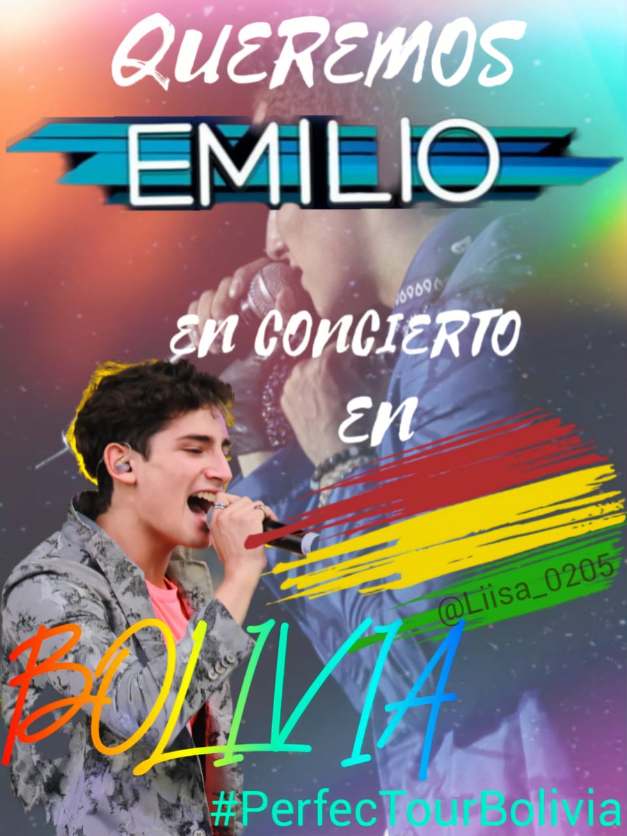 LizDaraCCh's tweet photo. ¡Vamos! Por fa!! Apoye!!! Somos un gran fandom podemos lograrlo!! Vamo' mi BOLIVIA 🇧🇴
.
.
#PerfecTourBolivia
#PerfecTourEcuador
#PerfectTourChile https://t.co/jPR8s2fnAf