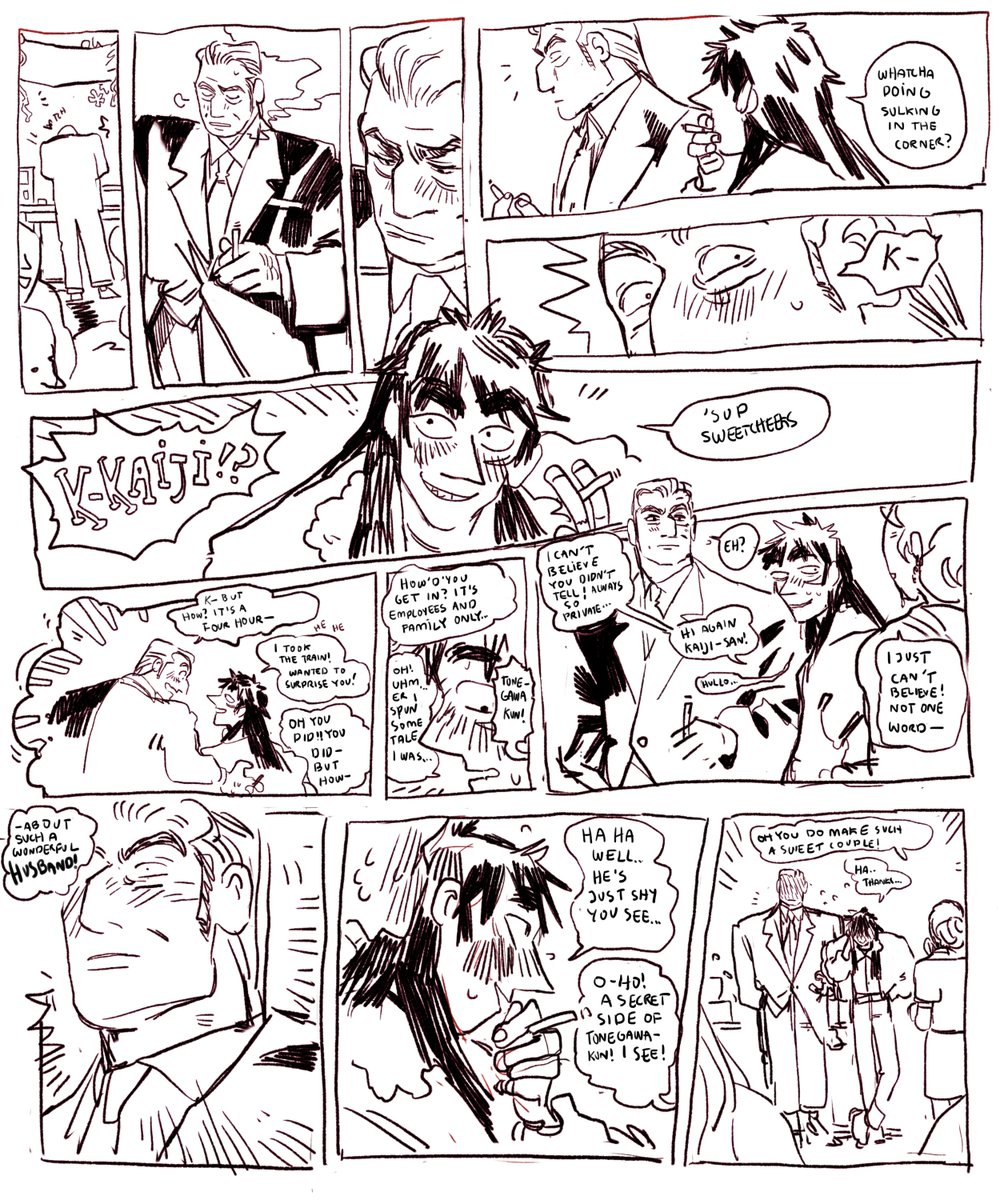 ok so just (??) post movieverse just... tonegawa going on a business trip with new job and... oh you know