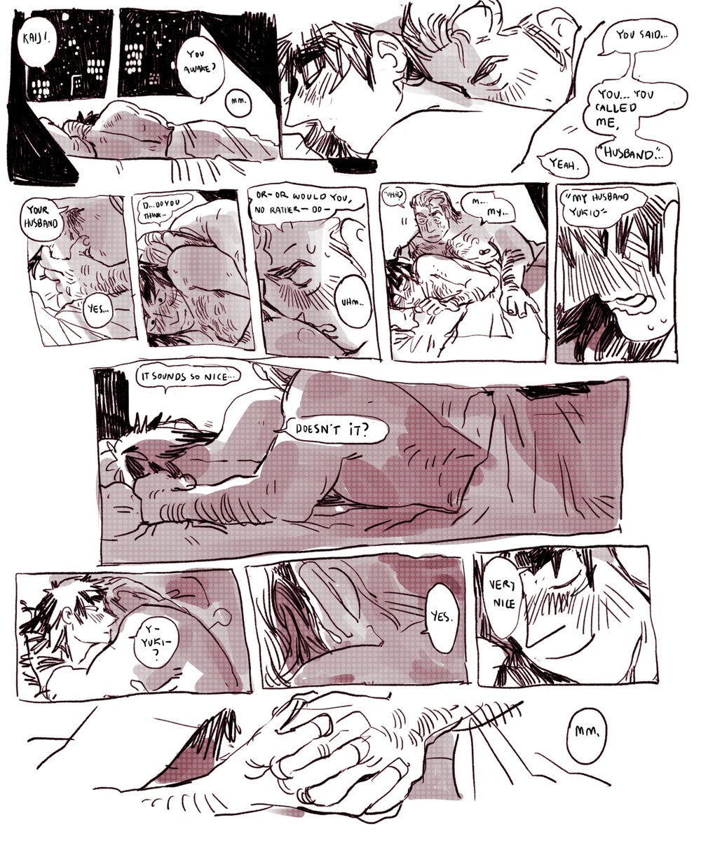 ok so just (??) post movieverse just... tonegawa going on a business trip with new job and... oh you know