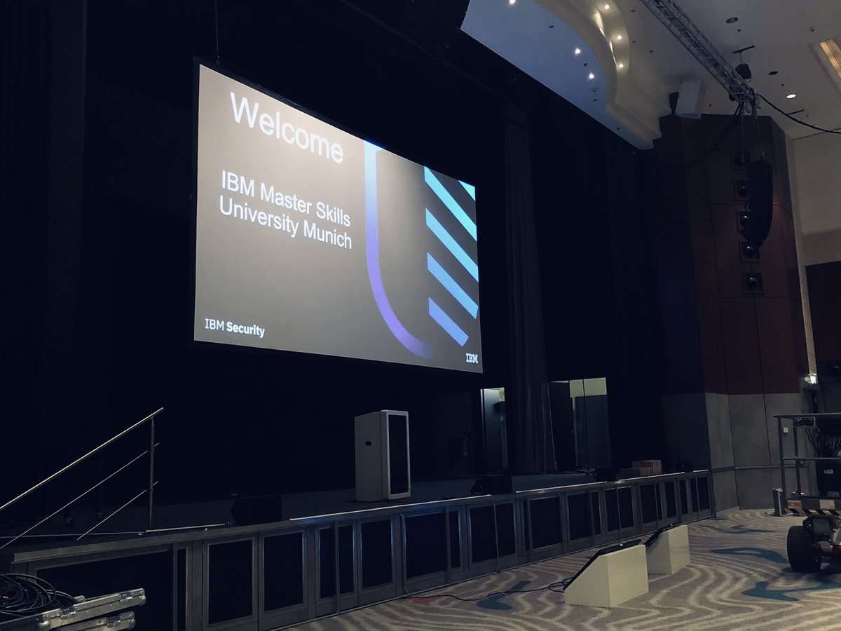 TheCyberSneaker's tweet photo. Ready for the week to begin at IBM Security #MasterSkills University in Munich and share our experiences from #XForceCyberRange @IBMSecurity https://t.co/JyS4ba9iKy