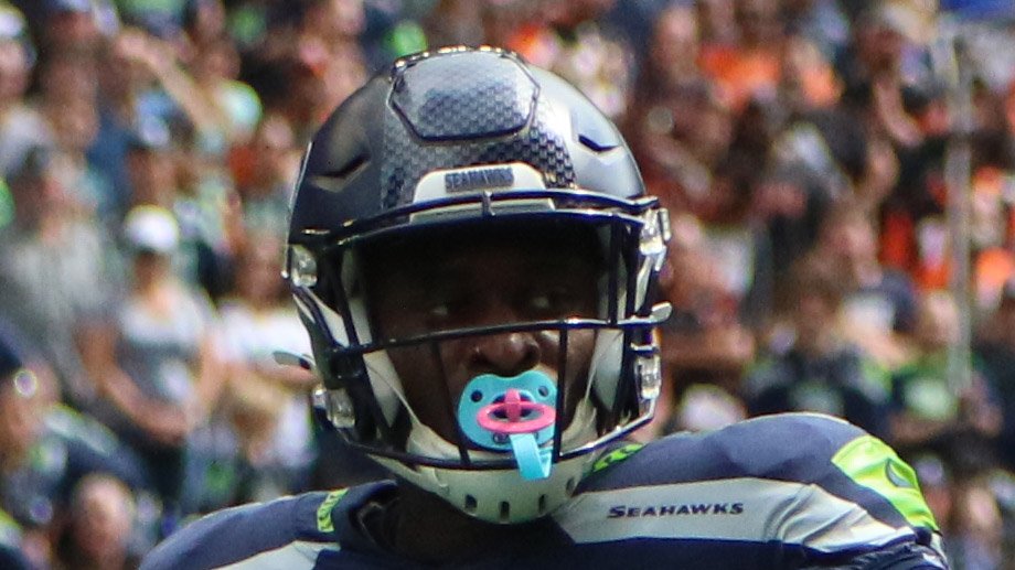 Image result for seahawks metcalf pacifier