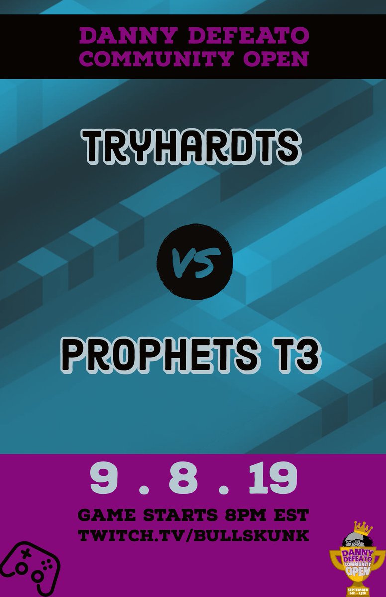 Danny_Defeato's tweet photo. Streamed matches for tonight at 8EST:

Our own T3 faces off against @CarnageBusan on https://t.co/YOOuivoufD casted by @BayskPMA
 
@tryhardts vs @ProphetsOW on https://t.co/6Pe3Ng6X0h https://t.co/dcwt3Z7VF1