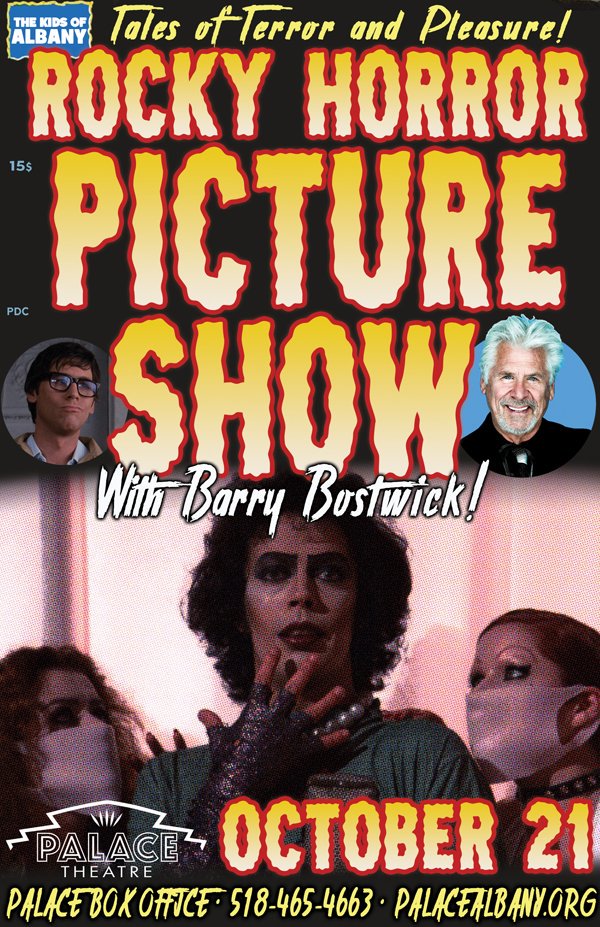 KidsofAlbany's tweet image. SHOW ANNOUNCEMENT!!! The Kids of Albany's biggest show of the year at The Palace Thearter will be taking place October 21st at 7pm with the legend himself Barry Bostwick! Tickets are available at The Palace Box Office! 💋💋💋💋