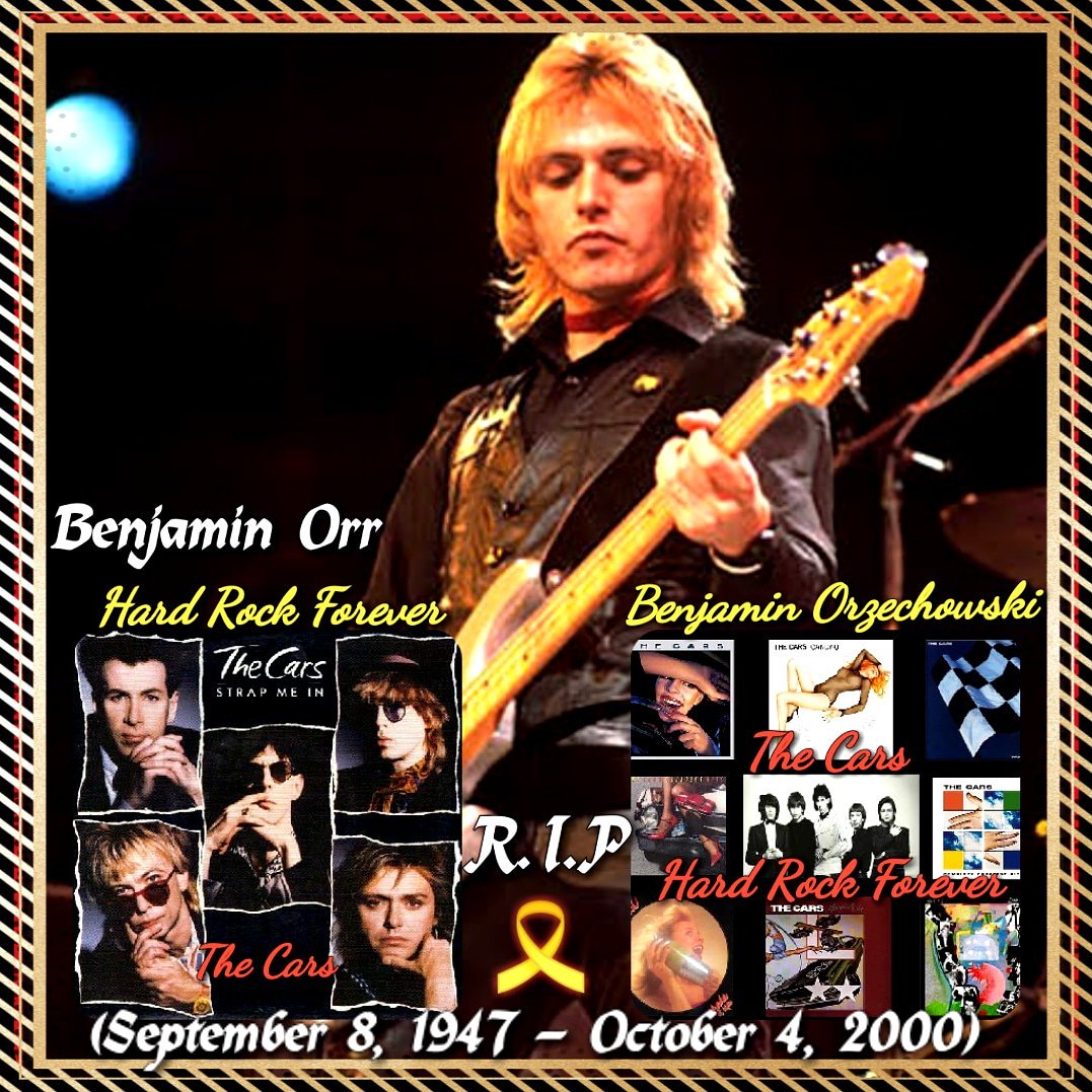 Happy Birthday In Heaven To Benjamin Orr (September 8, 1947 - October 4, 2000).    