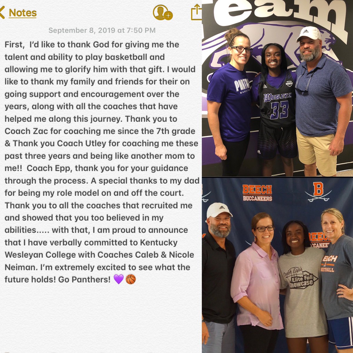 HoosierDeshiya's tweet photo. Extremely excited to be a panther!! #Committed #gopanthers @niemannic @kwcwomenshoops @JeromeHoosier @JoshuaEpperson https://t.co/2xK14uzKiV