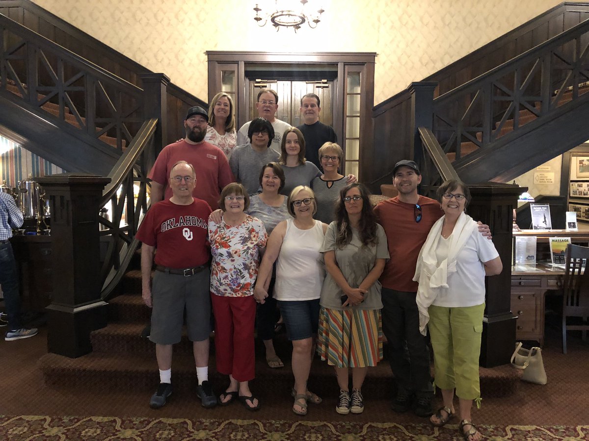 MoreNoyes61's tweet photo. And this is why we take more than one picture.
We handed our phones to a very helpful lady this morning; sure glad someone else got a good picture. 😂📸🤣
#fuzzypicture
#outoffocus
#takemypicture
#grouppicture https://t.co/gLVgAn46OA