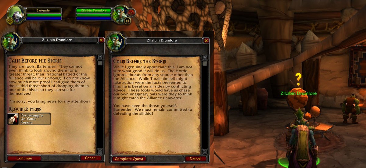 riklaunim's tweet image. Hm... this looks very like 8.2.5 or 9.0 story... #nochanges in a different meaning. #WoWClassic  @PyromancerSarg @Warcraft