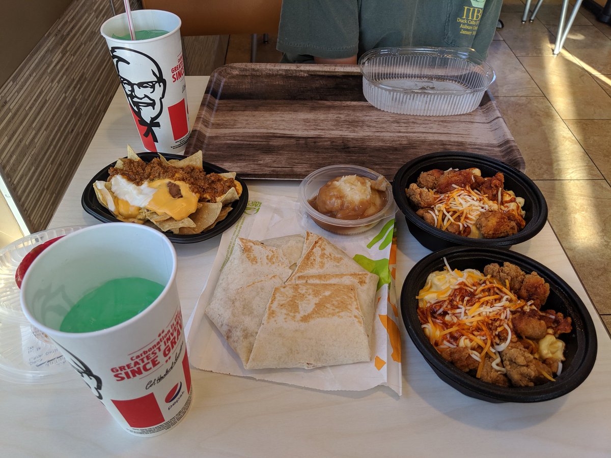 And on the 8th day, God made KFC/Taco Bells.