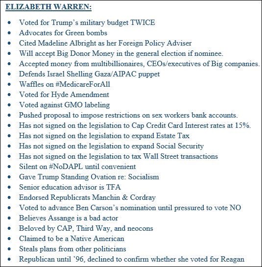 shipman96's tweet image. @ewarren is a #FakeProgressive and a #TrumpDemocrat!