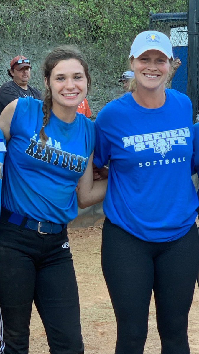 Thank you to <a href="/MSUEaglesSB/">Morehead State Softball</a> for having 2023 Kendall Gaddie at camp over the weekend!  Looks like she had a great time!
