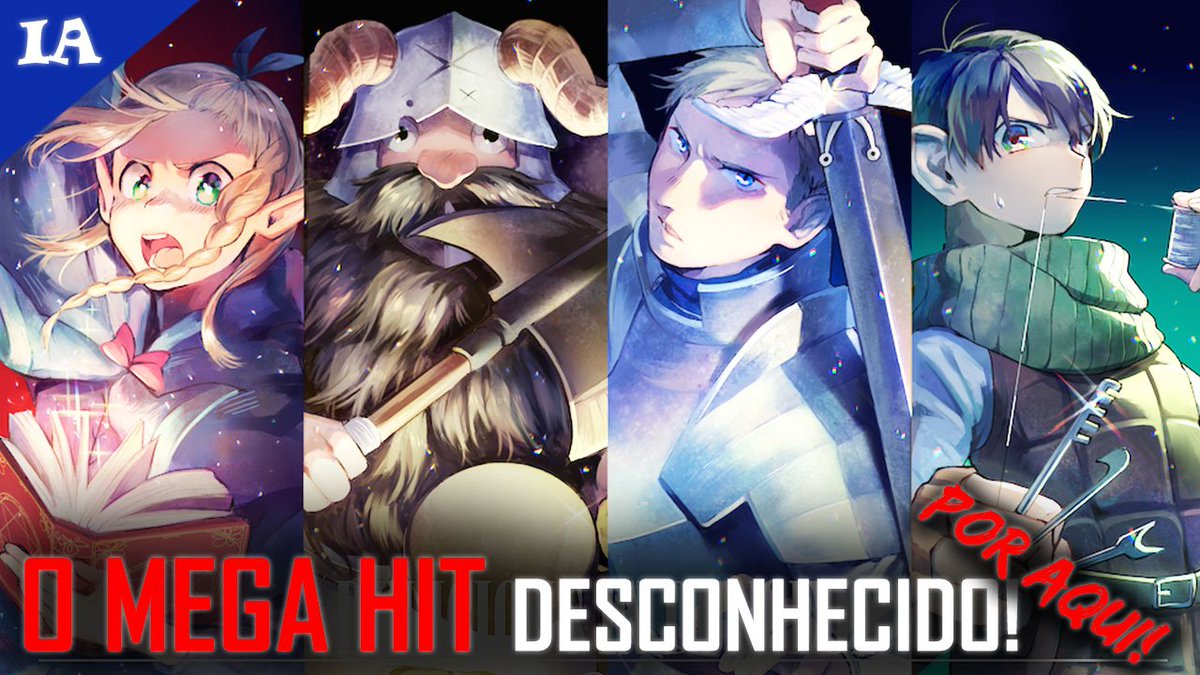 blogintoxianime's tweet image. A obra faz o maior sucesso no Japão, com vendas absurdas. Mas no ocidente quase ninguém conhece.
Nesse vídeo comentei o que tem de legal em Dungeon Meshi e por que deve ganhar anime em breve.
youtu.be/cgfpYFtq-ew