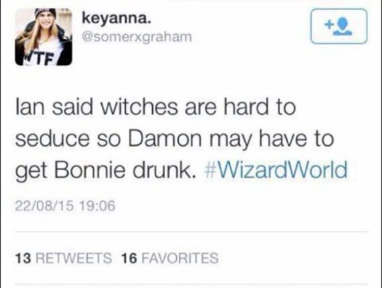 Ian also makes questionable jokes at those conventions that underage girls attend but yeah..